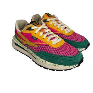 Fila Women's Renno Women's Size 7.5 Sneakers‎ Multicolor Woven Leather Colorful